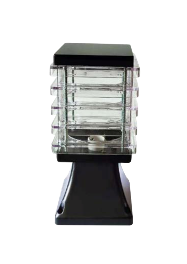 Glass House Pyramid Gate and Garden LED Bulb Light